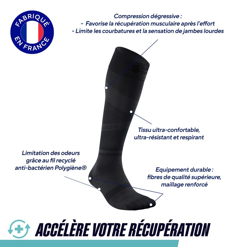 Thuasne - Long stockings for regeneration up recovery - degressive