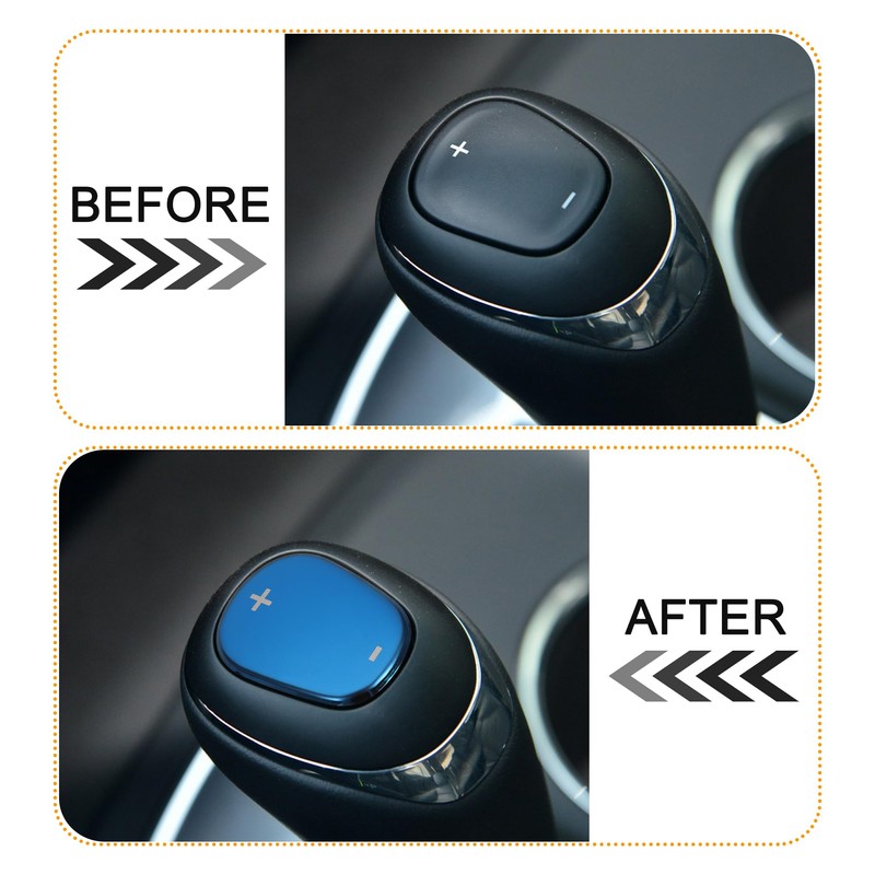TOMALL Car Gear Shift Knob Cover Compatible with Chevy Equinox
