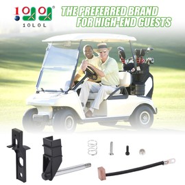 10L0L Club Car DS 36V 1988+ Divider V-Slide Wiper Arm,Brush and Bracket w/Spring Screw,OEM 1013887 1014017 1013860