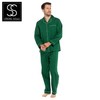 Lora Dora Mens Traditional Pyjamas Emerald Green M