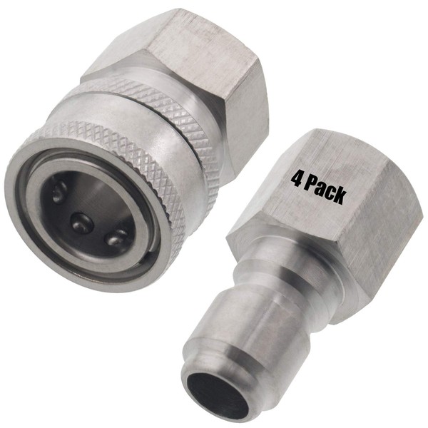 Erie Tools 4 Pressure Washer 3/8in. Female NPT Quick Connect