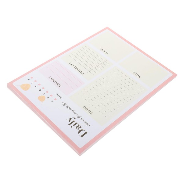 Ciieeo -do List Notepad Planner Tear-Off Daily Schedule Pad Compact