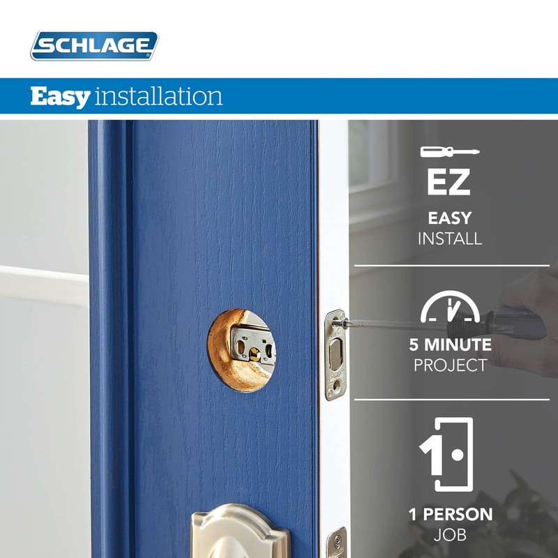 Schlage FB50N V GEO 505 B60 Single Cylinder Deadbolt and
