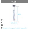 TERF® M10 X 90mm Coach Screws Hex Head Stainless Steel