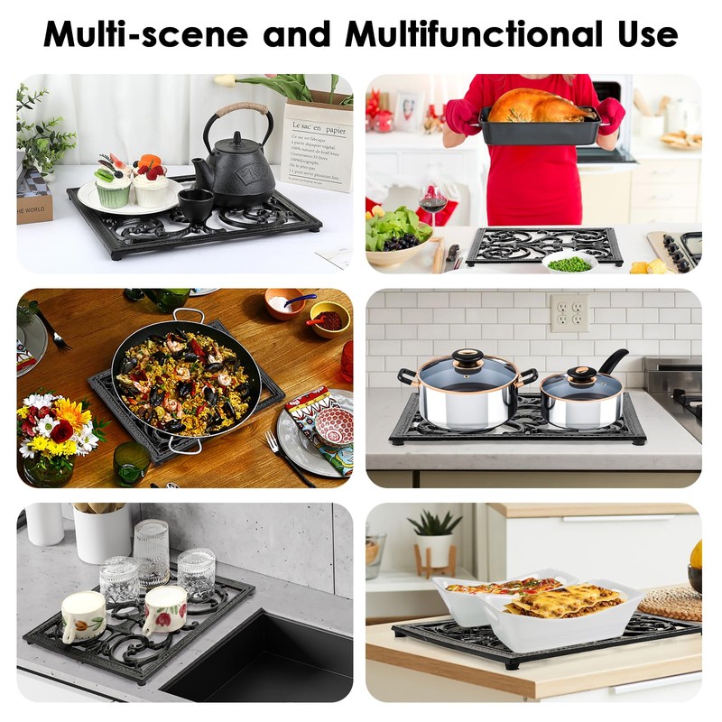 Sumnacon Extra Large Trivets for Hot Dishes,14.9 x 12 Inch