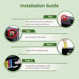 Gagalay 950XL Black Ink Cartridges Compatible for HP 950 951 XL 950XL 951XL Ink Cartridges (2 Black)