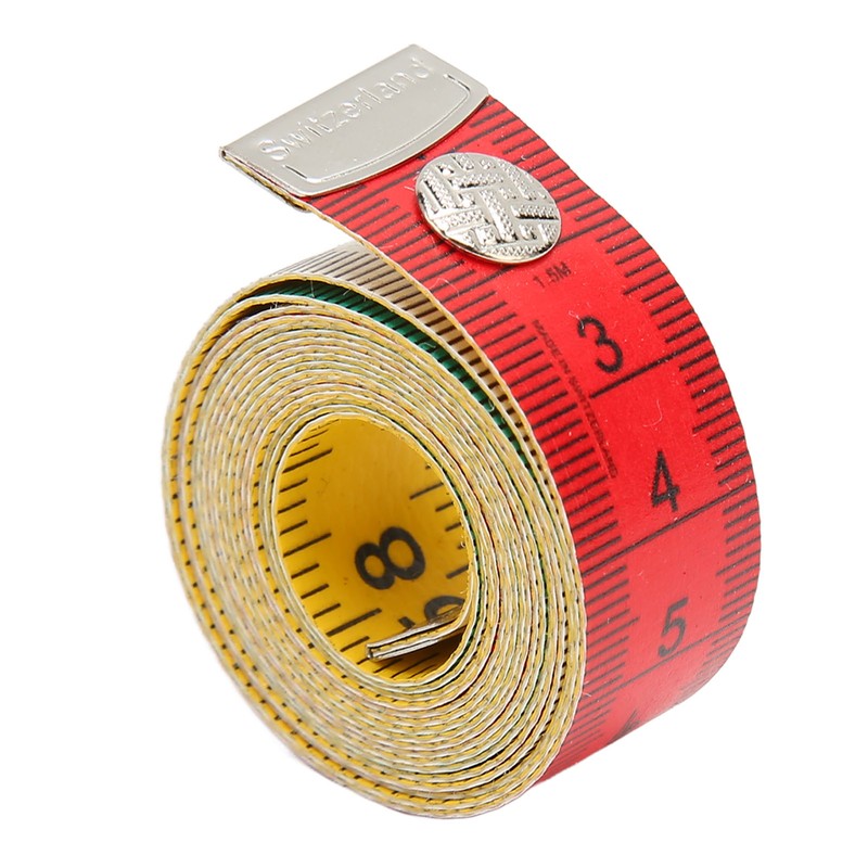 10pcs Soft Measuring Tape 60Inch 150cm Double Sided Colorful Clear