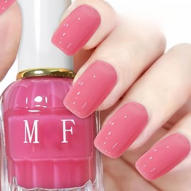 KAHSOSE Clear Pink Nail Polish Long Wearing, Water Based Transparent Pink Nail Polish Non Toxic