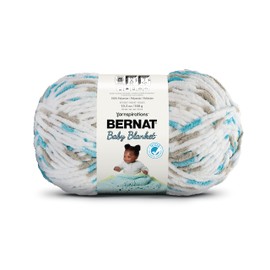 Bernat Baby Blanket Big Ball Little Teal Doves