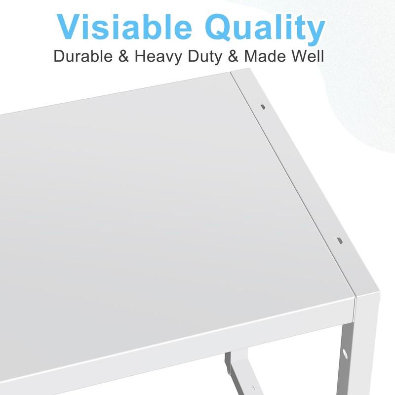Expandable Kitchen Storage Shelves,110LBS Heavy Duty Metal Shelving Units and