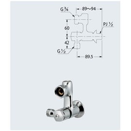 Kakudai 100-114 Adjustment Crank with Watering Holes
