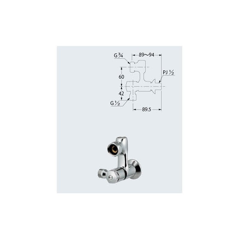 Kakudai 100-114 Adjustment Crank with Watering Holes