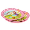 10 Round Wonderland Kids Birthday Girl Paper Plates 23 cm