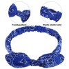 Hicarer 2 Pieces Bandana Headband for Women, Knot Retro Print