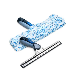 Cleaning Like the Professionals Germany Cleaning Like the Professional Window Wiper and Window Wiper from Lewi in Professional Set, Mop Width 25 cm, Microfibre Cover and Wiper for Window Cleaning