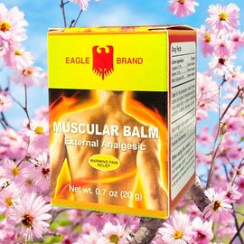 2 Packs - Yellow Muscular Balm Essential Oil - Dau Cu La Vang Xoa Bop Co Bap Con O - 20g per Jar with 2 Jars per Order - Product of Indonesia