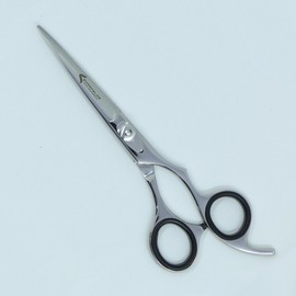 SHARPGLAM Hair Scissors – Professional 6.5 Hair Cutting Shears, Japanese Stainless Steel, Barber Shears for Men and Women, Hairdresser Tool (SteelVibe Silver)