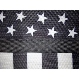ERT Thin Blue Line and Thin Red Line Flag Garden Flag 12.5 x 18 Inch Made by Oxford Honoring Law Enforcement Officers and Firefighter Flags