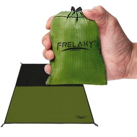 Frelaxy Pocket Picnic Blanket, Waterproof Beach Blanket, Compact Camping Blanket, Lightweight Outdoor Blanket for Beach Festival Camp Picnic Hiking Travel