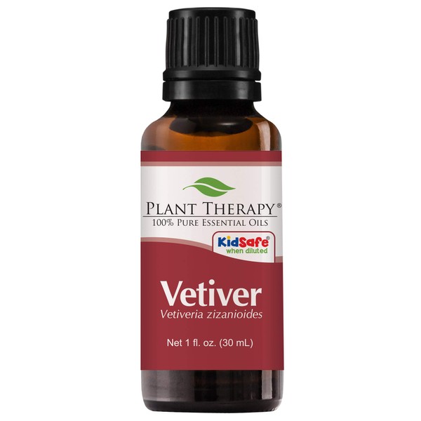 Plant Therapy Vetiver Essential Oil 100% Pure, Undiluted, Natural Aromatherapy, Therapeutic Grade 30 mL (1 oz)