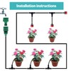Automatic Drip Irrigation Kits for Garden 25m/82FT Automatic Garden Watering