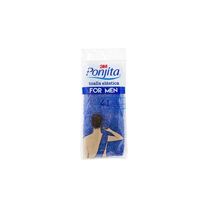 PONJITA 3M Toalla Elástica Exfoliante para Hombre Limpieza Profunda 1
