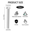 10 PCS Rivets for Spade Handle, Solid Rivet Tool, Round