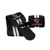 Weightlifting Wrist Wraps - Professional Grade with Thumb Loops -