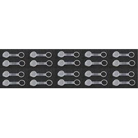 Dust Covers for HV or CF Keyed Locks, Accordion Shutters, Plastic Caps Hurricane Storm Shutters (20)