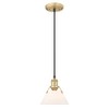 Golden Lighting Orwell 1-Light Mini Pendant in Brushed Champagne Bronze
