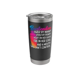 Bartender Mixologist Bartender Hated By Many Loved By Plenty Stainless Steel Insulated Tumbler