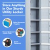 Yizosh Metal Locker with 5 Doors, Tall Steel Storage Lockers