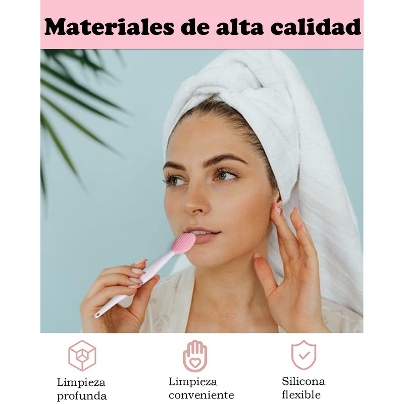 Cepillo Facial Limpiador, 7 Piezas Juego de Cepillos para Cara,