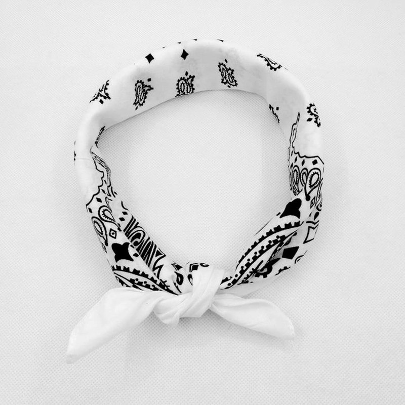 Trifong Bandana, Unisex, 100% Cotton, Cashew Nut Pattern, Paisley Handkerchief,