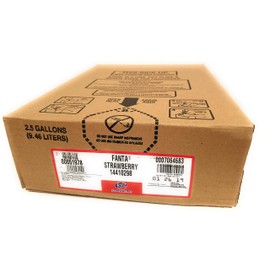 Fanta Strawberry 2.5 Gallon Bag in Box Soda Syrup