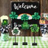 Happy St. Patrick's Day Blessed Lucky Irish Wood Sign Decor