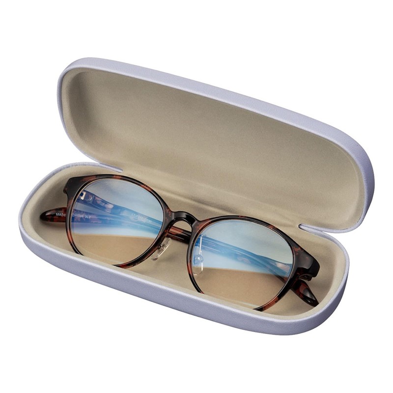 Friends Hill Eyeglass Accessories, Glasses Case, Animal, Glass, Purple, Inner