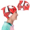 Gorros de Natación para Niños,Gorro de natación de Silicona Unisex,