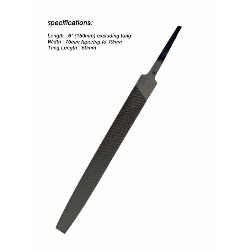 Proops Brothers Engineers File 6" 150mm Flat Bastard Coarse (F9603)