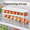 Automatic Rolling Egg Storage Box – Refrigerator Egg Organizer Rack