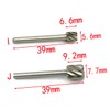 CHILDWEET Rotary Burr Drill Bits Set 10 Pcs High-Speed Steel