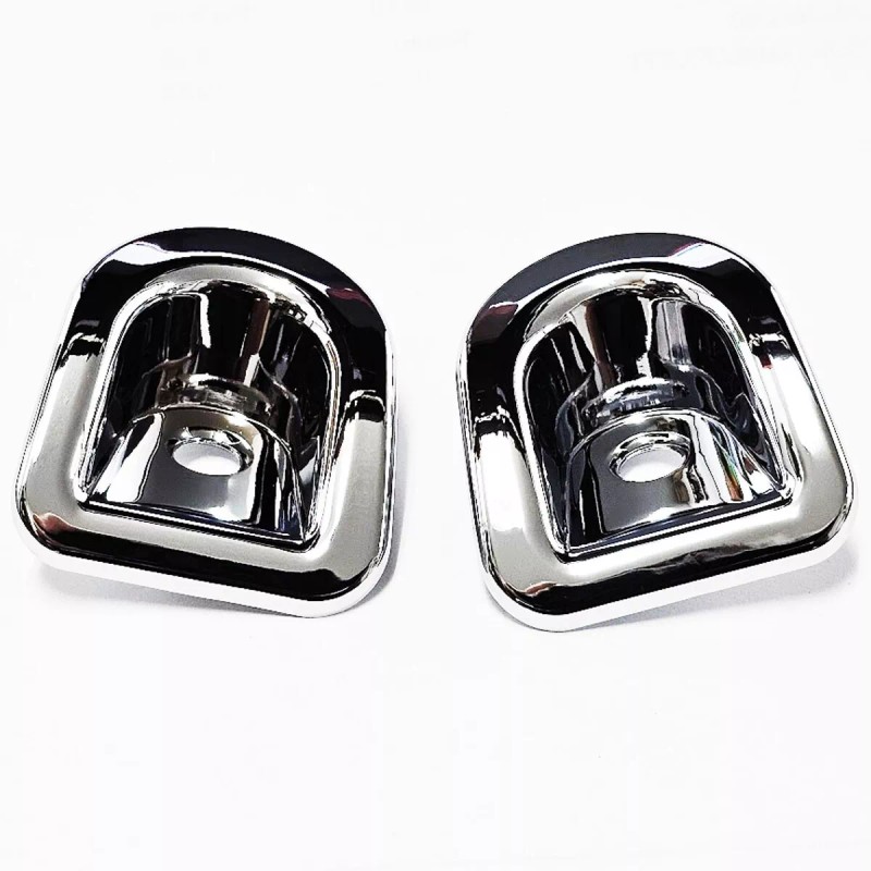 Mustang UPR 4pc CHROME Door Lock Knob Kit Compatible w/