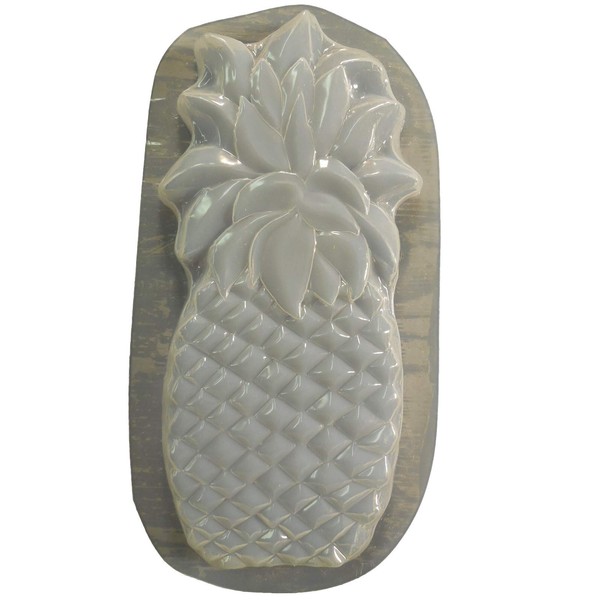 Huge Pineapple Plaque Stepping Stone Concrete or Plaster Mold 7262