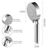 Housler® Bathroom 5 Function Handheld Shower Head with Extra Long