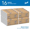 Scott Professional Universal Multifold Paper Towels, Bulk (01840), Absorbency Pockets,