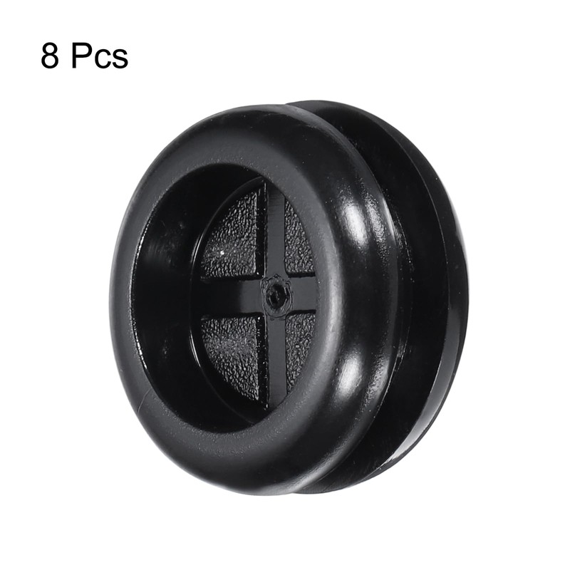sourcing map Rubber Grommet Round Double-Sided Mount Dia 27 mm