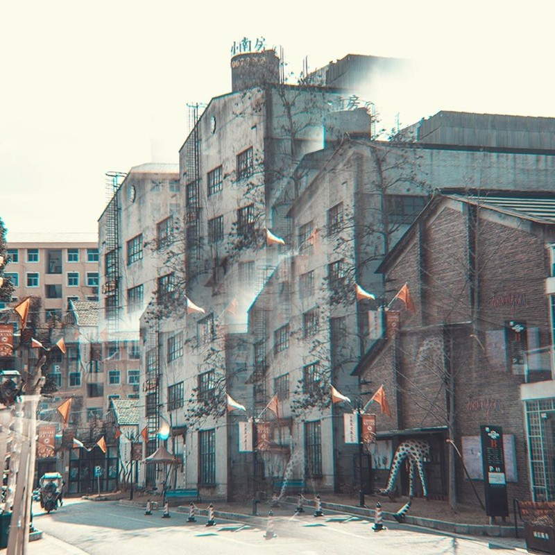 77MM Glass Kaleidoscope Pentaprism Camera Filter Accessories Photography Props