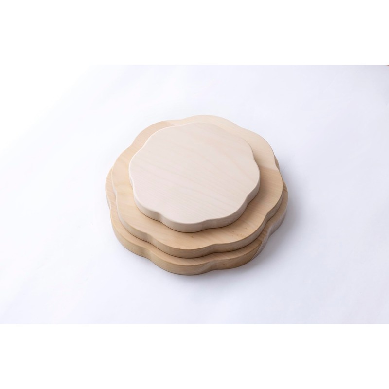 Woodpecker Wooden Cutting Board, Made in Japan, Natural Wood, Ginkgo