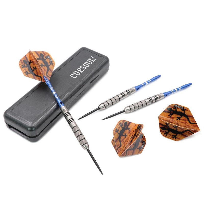 CUESOUL 24 Grams Tungsten Steel Tip Darts Set 95% Tungsten-24