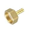 sourcing map Brass Barb Hose Fitting Connector Adapter, 8mm Barb